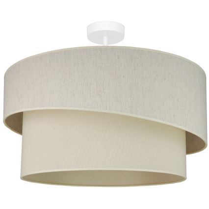 Brilagi - Candeeiro integrado SHINE 1xE27/15W/230V diâmetro 50 cm creme