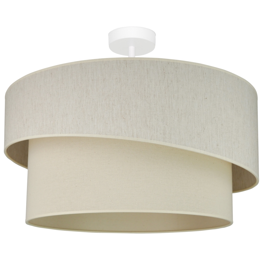 Brilagi - Candeeiro integrado SHINE 1xE27/15W/230V diâmetro 50 cm creme