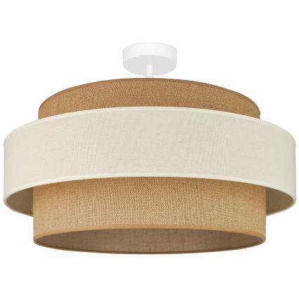 Brilagi - Candeeiro integrado SPACE LIGHT 1xE27/15W/230V diâmetro 50 cm bege/creme
