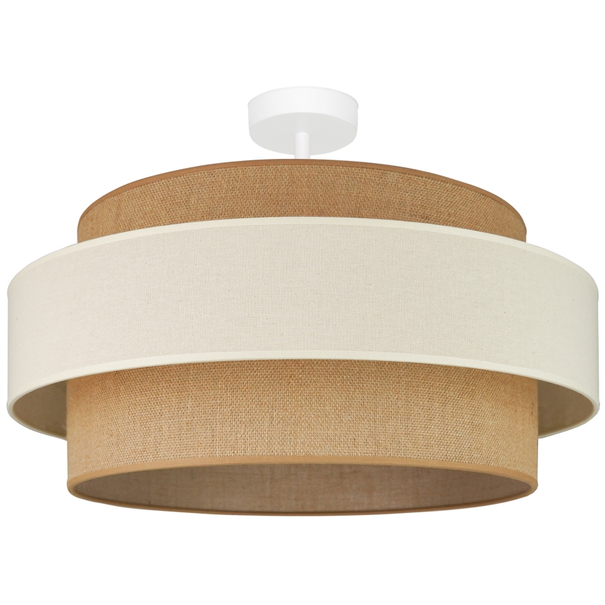 Brilagi - Candeeiro integrado SPACE LIGHT 1xE27/15W/230V diâmetro 50 cm bege/creme