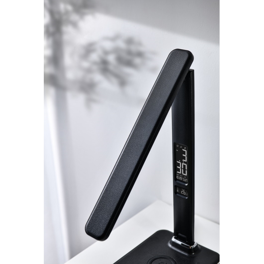 Brilagi - Candeeiro de mesa LED com regulação e carregamento sem fios REGINA LED/8,5W/230V preto