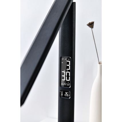 Brilagi - Candeeiro de mesa LED com regulação e carregamento sem fios REGINA LED/8,5W/230V preto