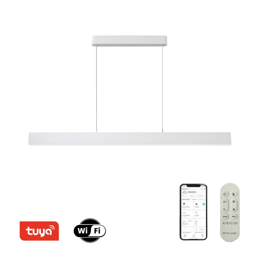 Brilagi - Candeeiro suspenso LED com regulação SLEEKLINE SMART LED/40W/230V 3000-6000K Wi-Fi Tuya branco + comando