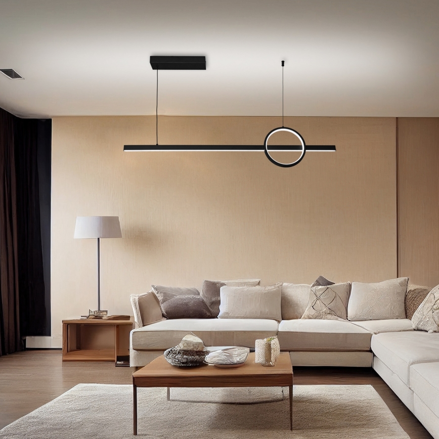 Brilagi - Lustre LED regulável em cabo NIVIO LED/20W/230V 3000/4000/6000K + comando à distância