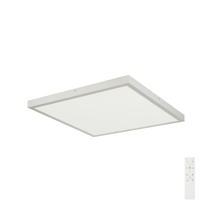 Brilagi - Luminária de tecto para casa de banho LED regulável FRAME SMART LED/50W/230V 60x60 cm 3000-6000K IP44 prateada + controlo remoto