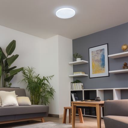 Brilagi - Luminária LED regulável SMART STARS LED/24W/230V Ø 38 cm 2700-6500K Wi-Fi Tuya + comando remoto