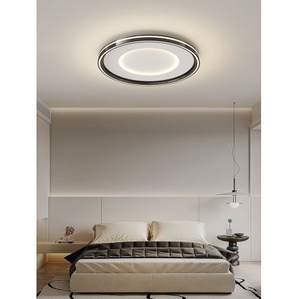 Brilagi - Candeeiro de tecto LED dimerizável TRIVARO LED/72W/230V 3000-6000K Ø 40 cm + comando remoto