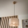 Brilagi - Candeeiro suspenso ANTHONY 1xE27/60W/230V carvalho/bege