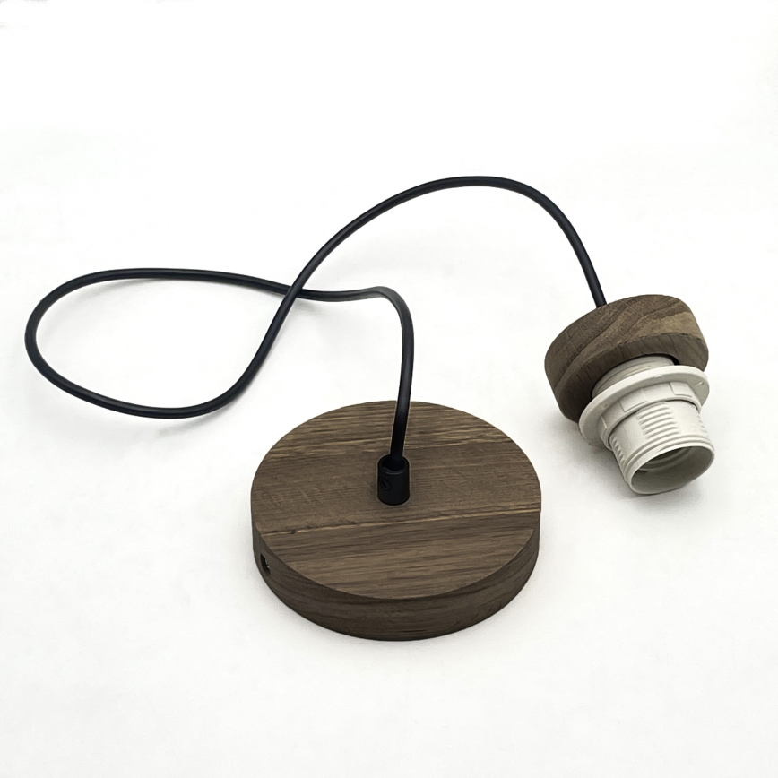 Brilagi - Candeeiro suspenso ANTHONY 1xE27/60W/230V carvalho/bege