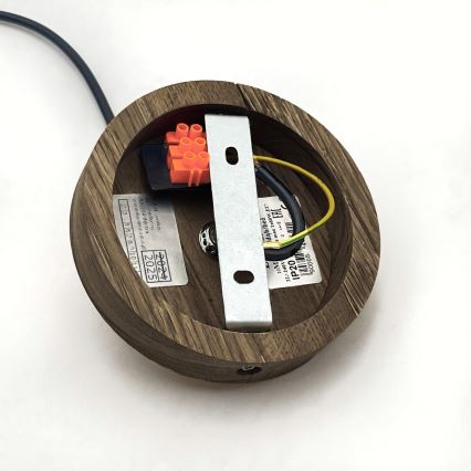 Brilagi - Candeeiro suspenso ANTHONY 1xE27/60W/230V carvalho/bege
