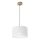 Brilagi - Candeeiro suspenso ANTHONY 1xE27/60W/230V carvalho/branco