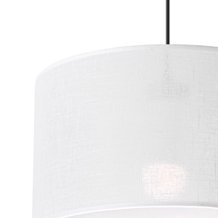 Brilagi - Candeeiro suspenso ANTHONY 1xE27/60W/230V carvalho/branco