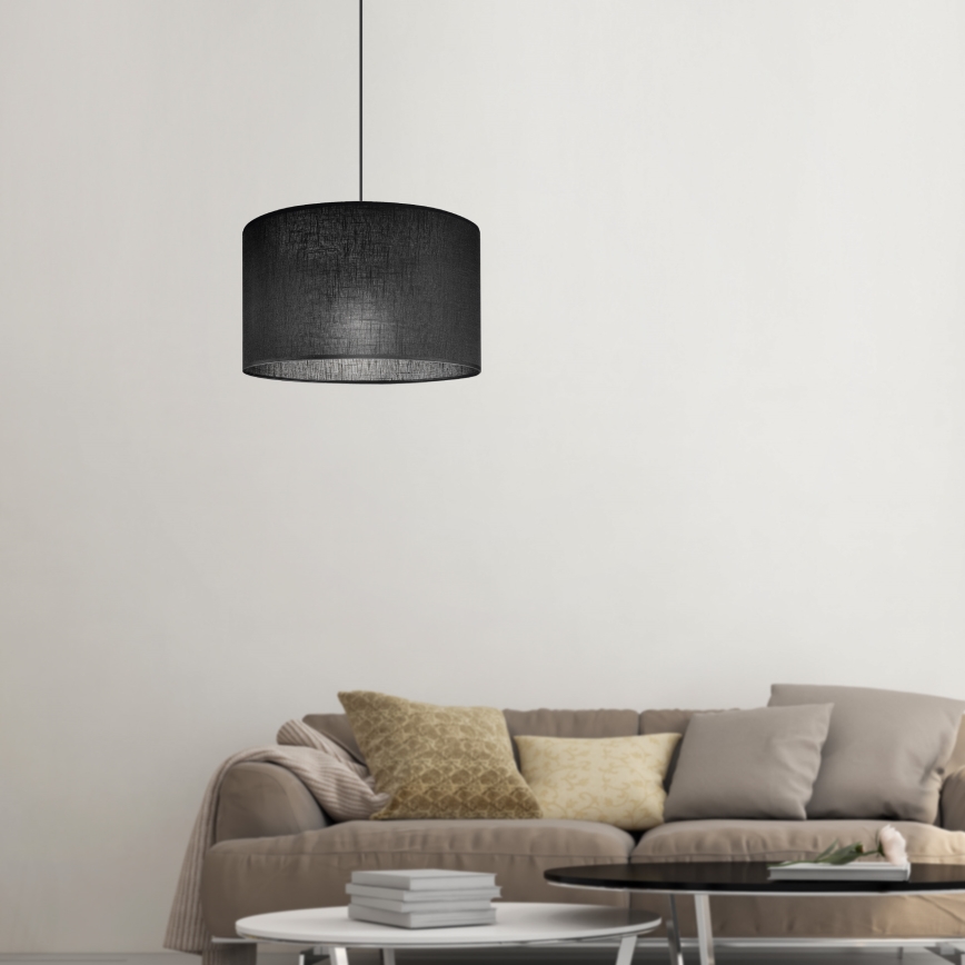 Brilagi - Candeeiro suspenso ANTHONY 1xE27/60W/230V carvalho/preto