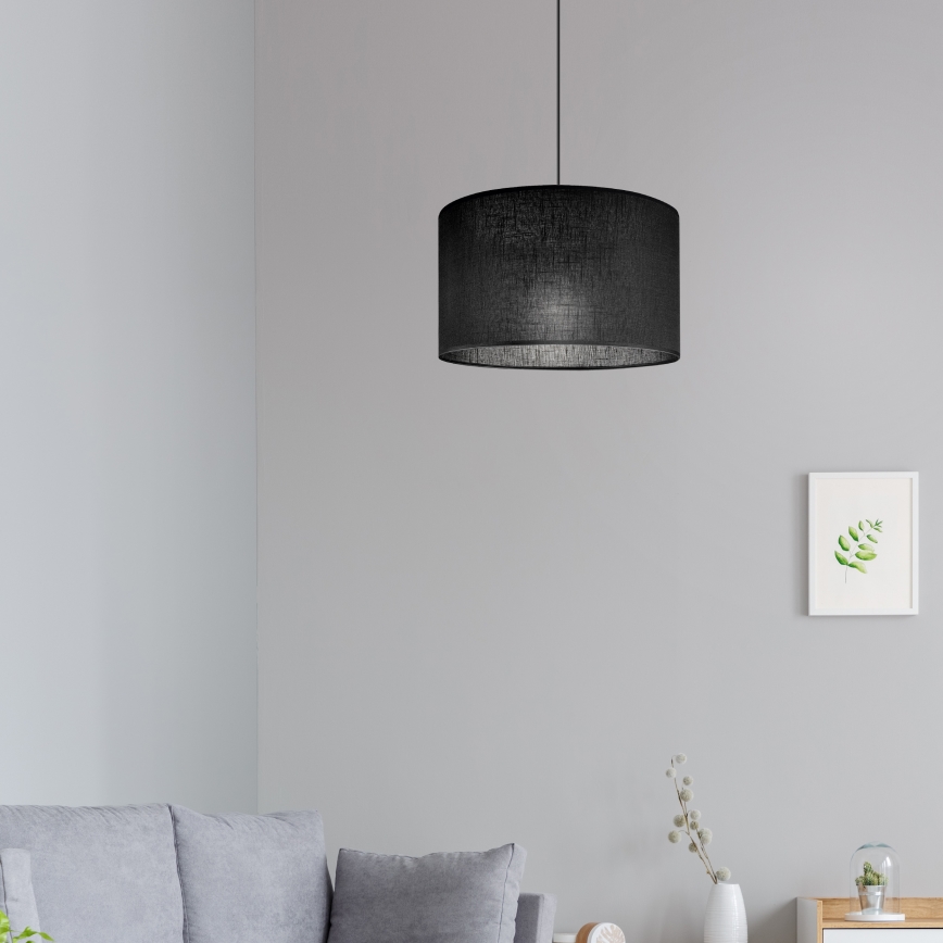 Brilagi - Candeeiro suspenso ANTHONY 1xE27/60W/230V carvalho/preto
