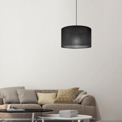 Brilagi - Candeeiro suspenso ANTHONY 1xE27/60W/230V carvalho/preto