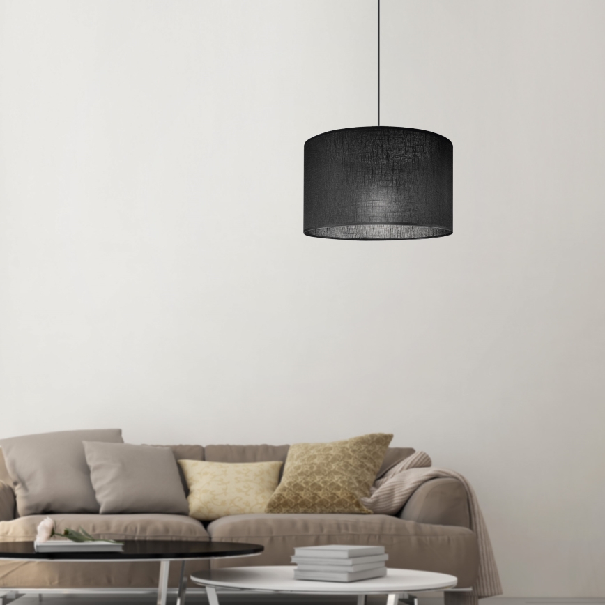Brilagi - Candeeiro suspenso ANTHONY 1xE27/60W/230V carvalho/preto