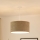Brilagi - Candeeiro suspenso BOUCLE ROLLER 1xE27/15W/230V diâmetro 45 cm castanho