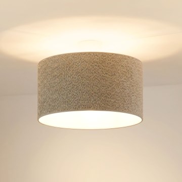 Brilagi - Candeeiro suspenso BOUCLE ROLLER 1xE27/15W/230V diâmetro 45 cm cinzento