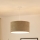 Brilagi - Candeeiro suspenso BOUCLE ROLLER 1xE27/15W/230V diâmetro 50 cm castanho