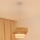 Brilagi - Candeeiro suspenso CEDAR LUNETA 1xE27/15W/230V diâmetro 25 cm bege/castanho/creme