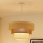 Brilagi - Candeeiro suspenso CEDAR LUNETA 1xE27/15W/230V diâmetro 45 cm bege/castanho/creme