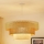 Brilagi - Candeeiro suspenso CEDAR LUNETA 1xE27/15W/230V diâmetro 60 cm bege/castanho/creme