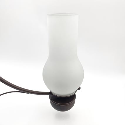 Brilagi - Candeeiro suspenso COTTAGE 3xE14/40W/230V carvalho/branco