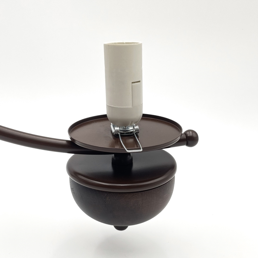 Brilagi - Candeeiro suspenso COTTAGE 3xE14/40W/230V carvalho/branco