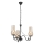 Brilagi - Candeeiro suspenso COTTAGE 3xE14/40W/230V preto/castanho
