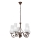 Brilagi - Candeeiro suspenso COTTAGE 5xE14/40W/230V castanho/branco