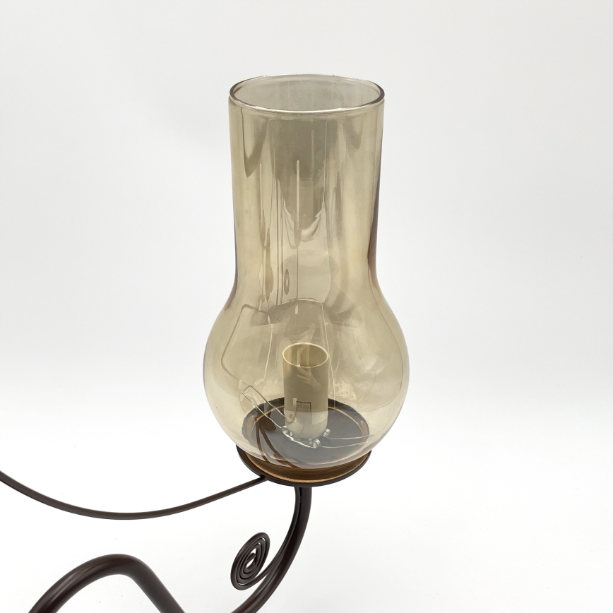Brilagi - Candeeiro suspenso COTTAGE 5xE14/40W/230V castanho