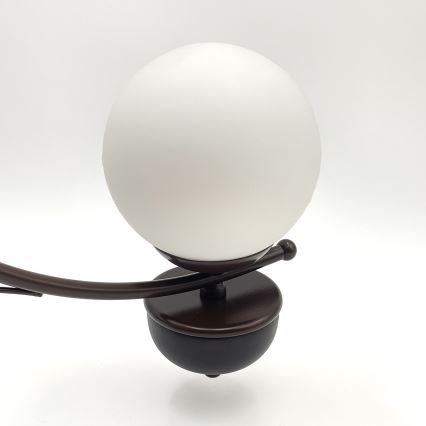Brilagi - Candeeiro suspenso COTTAGE 5xG9/40W/230V carvalho/branco