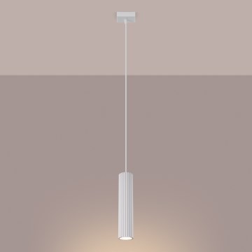 Brilagi - Candeeiro suspenso CRESTO 1xGU10/10W/230V branco