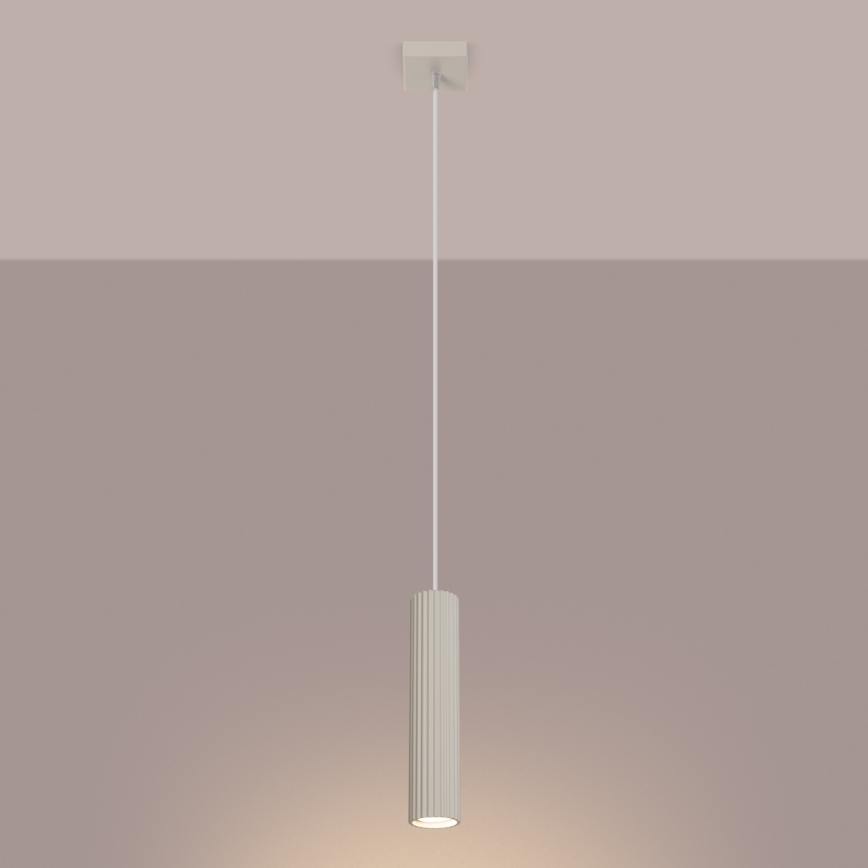 Brilagi - Candeeiro suspenso CRESTO 1xGU10/10W/230V creme
