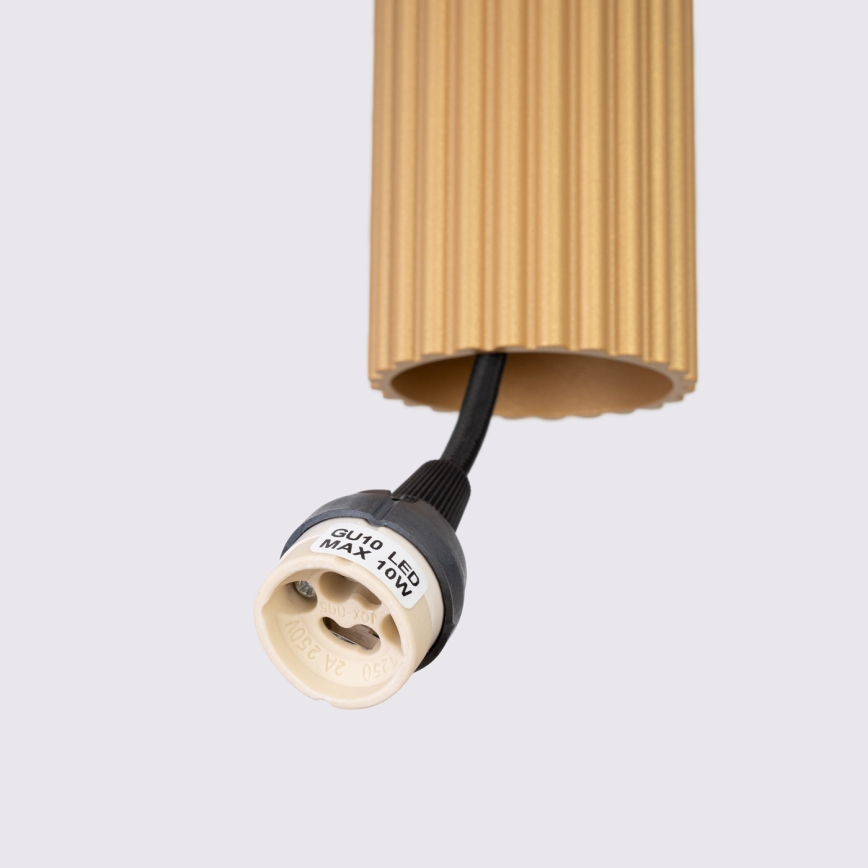 Brilagi - Candeeiro suspenso CRESTO 1xGU10/10W/230V dourado