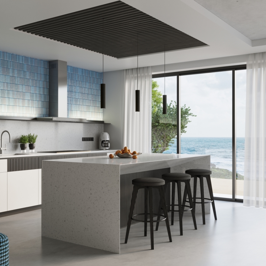 Brilagi - Candeeiro suspenso CRESTO 1xGU10/10W/230V preto