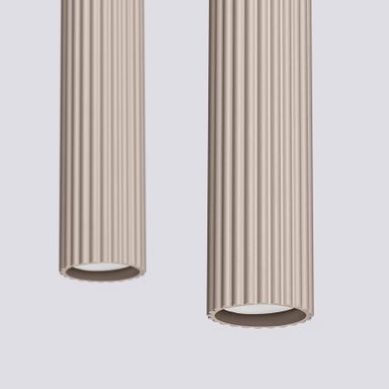 Brilagi - Candeeiro suspenso CRESTO 2xGU10/10W/230V taupe