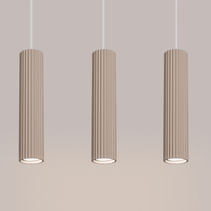 Brilagi - Candeeiro suspenso CRESTO 3xGU10/10W/230V taupe