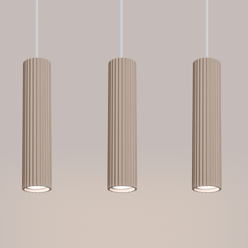 Brilagi - Candeeiro suspenso CRESTO 3xGU10/10W/230V taupe