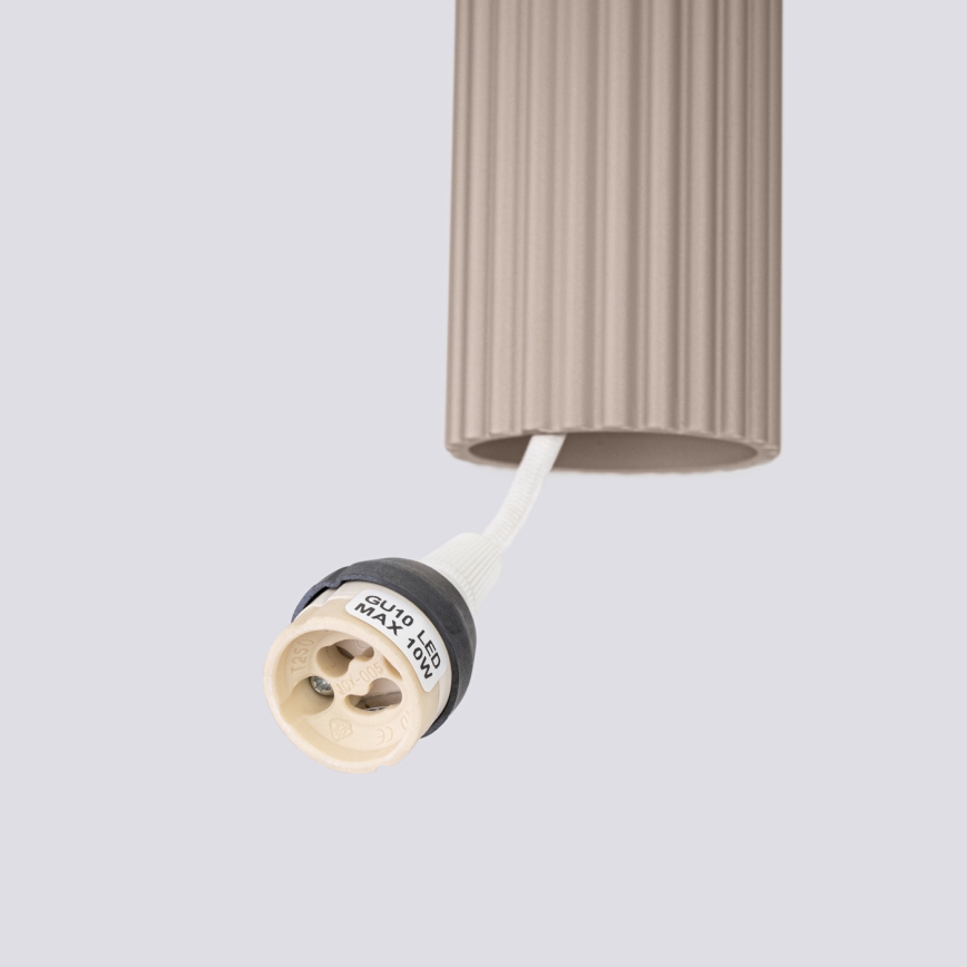Brilagi - Candeeiro suspenso CRESTO 3xGU10/10W/230V taupe