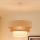Brilagi - Candeeiro suspenso DENVER LUNETA 1xE27/15W/230V diâmetro 45 cm bege/castanho/creme