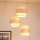 Brilagi - Candeeiro suspenso DOVER SPACE 3xE27/15W/230V cinzento/creme