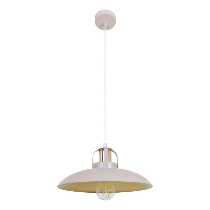 Brilagi - Candeeiro suspenso FLAMENGO 1xE27/60W/230V bege