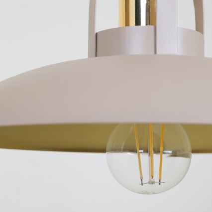 Brilagi - Candeeiro suspenso FLAMENGO 1xE27/60W/230V bege
