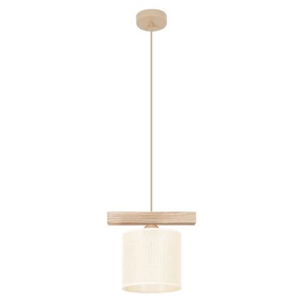 Brilagi - Candeeiro suspenso FOREST 1xE27/15W/230V pinho/castanho/creme