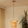 Brilagi - Candeeiro suspenso FOREST 1xE27/15W/230V pinho/castanho