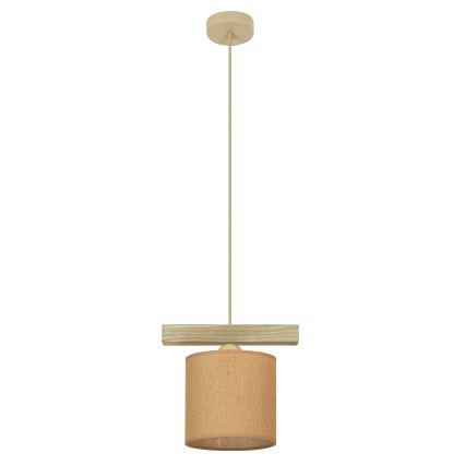 Brilagi - Candeeiro suspenso FOREST 1xE27/15W/230V pinho/castanho