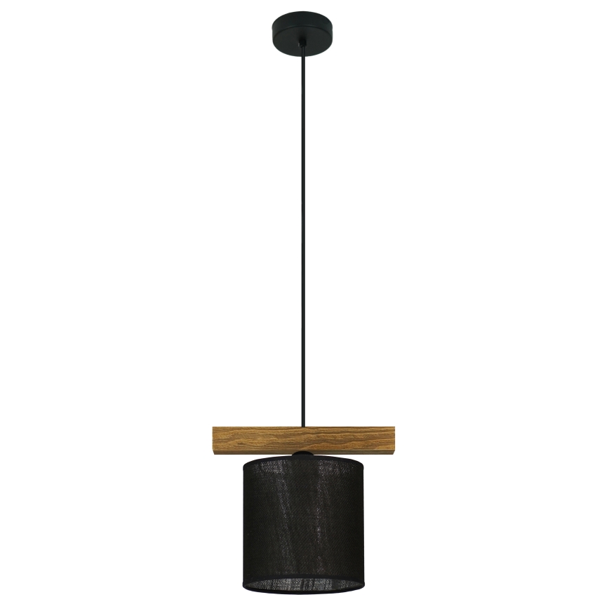 Brilagi - Candeeiro suspenso FOREST 1xE27/15W/230V pinho/preto