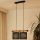 Brilagi - Candeeiro suspenso FOREST 2xE27/15W/230V pinho/preto