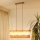 Brilagi - Candeeiro suspenso FOREST 3xE27/15W/230V pinho/bege/creme